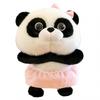 Panda With Dress Plushy With Q Version Cuddly Animal Toys Sleeping Pillow Toy Cs