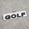 For VW Volkswagen Jetta MK5 Golf 3D ABS Chrome Black Logo GOLF Emblem Letters Sticker Car Rear Trunk Badge For Volkswagen VW Gol xf2