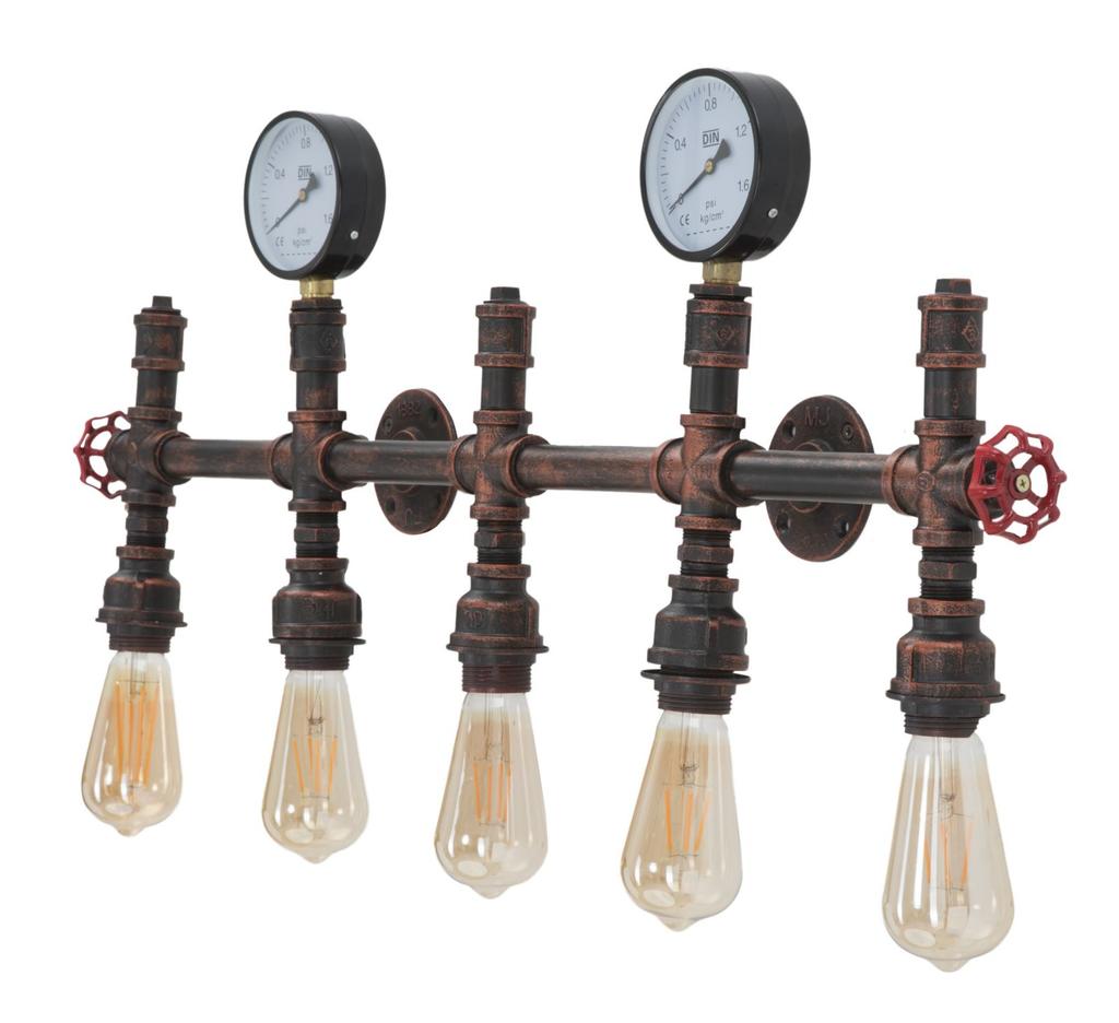 Wall Lamp Industry 5 Lights Cm 86X9X32