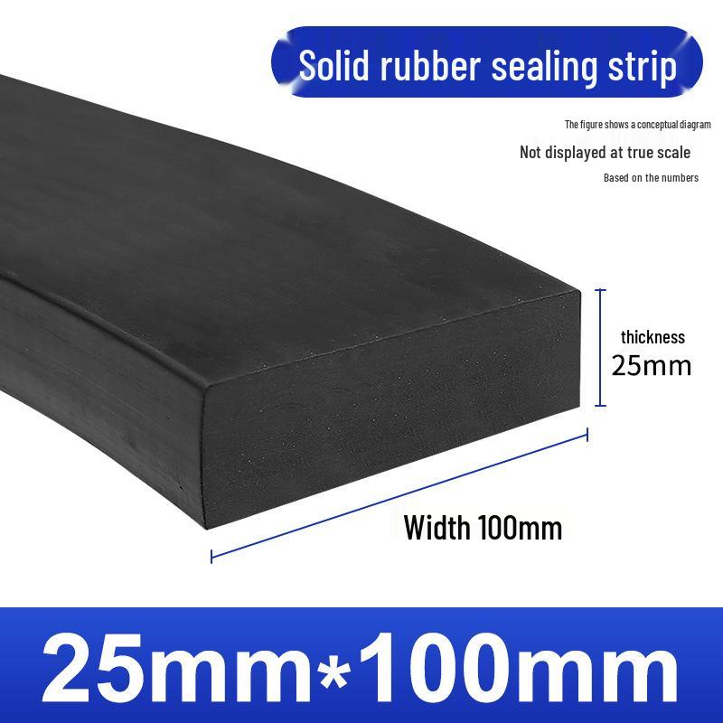 Nitrile Rubber Strip: Oil & Pressure-Resistant Shock Absorbing Glass Pad for Sealing & Joint Support
