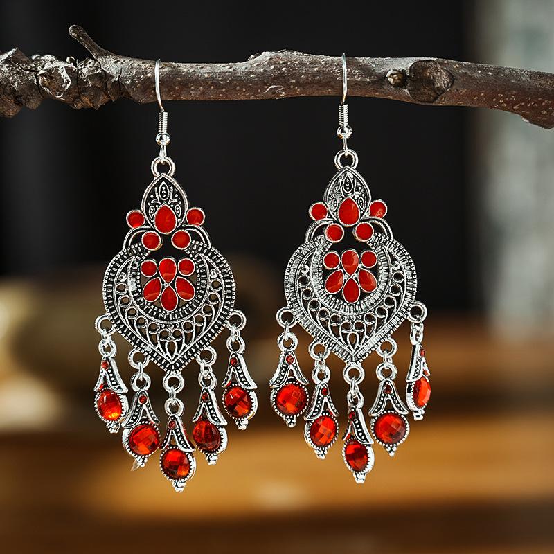 Серьги кисточки