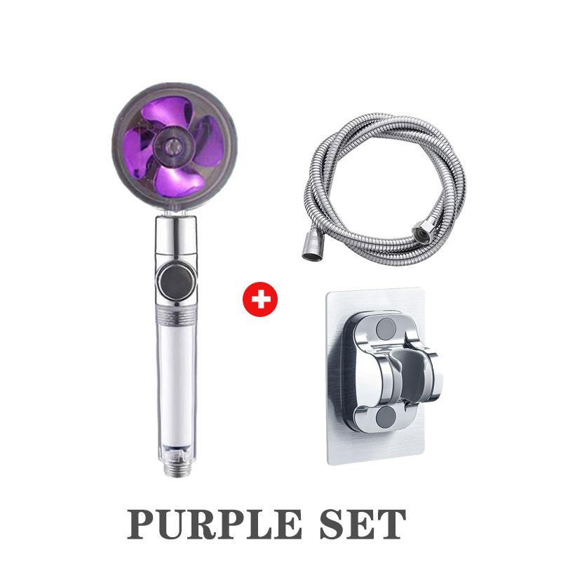 Мощный душ под давлением, вентилятор, фильтр, насадка для душа, распылитель с функцией остановки воды, экономия воды, ручные насадки для душа