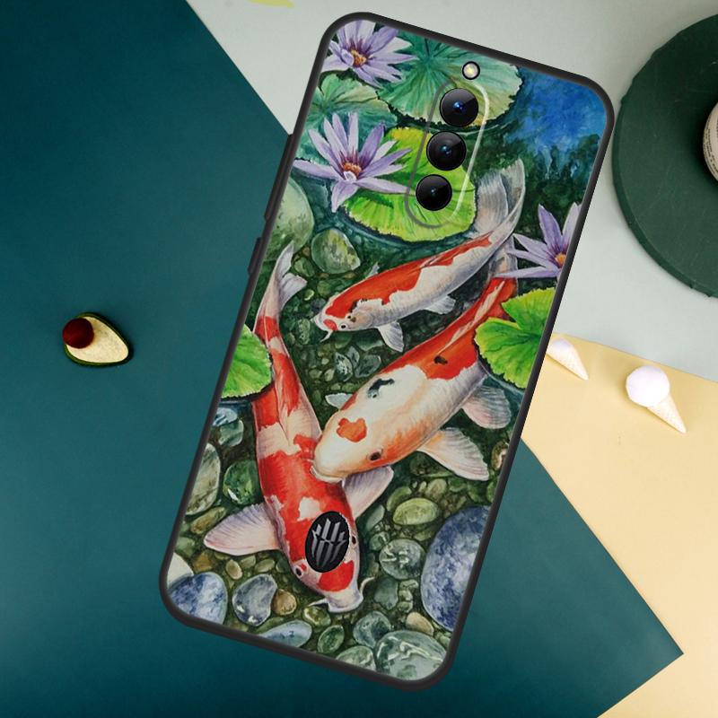 Картина с рыбой Кои для чехла ZTE Nubia Red Magic 10S Pro Plus 7 6S 7S 8 9 8S 9S Pro Red Magic 10 Air 11 Pro Plus