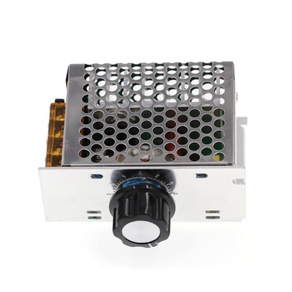 4000W SCR Voltage Regulator & Dimmer with Fuse and Outer Shell