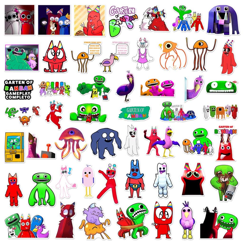 50pcs Garten Of Banban Stickers | Waterproof Reusable | Refrigerator Laptop Decor
