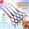 Набор ножниц для груминга животных Fenice JP440C 6,5/7 дюймов Прямые Изогнутые Ножницы для стрижки собак Прореживающие Ножницы-филлеры для профессионального грумера