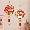 Китайский Бог Богатства Счастливые Подвески Иероглиф Фу Подвесное Украшение Принадлежности для Праздника Весны