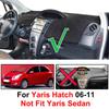 Коврик на панель автомобиля для Toyota Yaris Vitz 2006 2007 2008 2009 2010 2011 Коврик-чехол на приборную панель Защита от солнца Защита коврика Автоаксессуары
