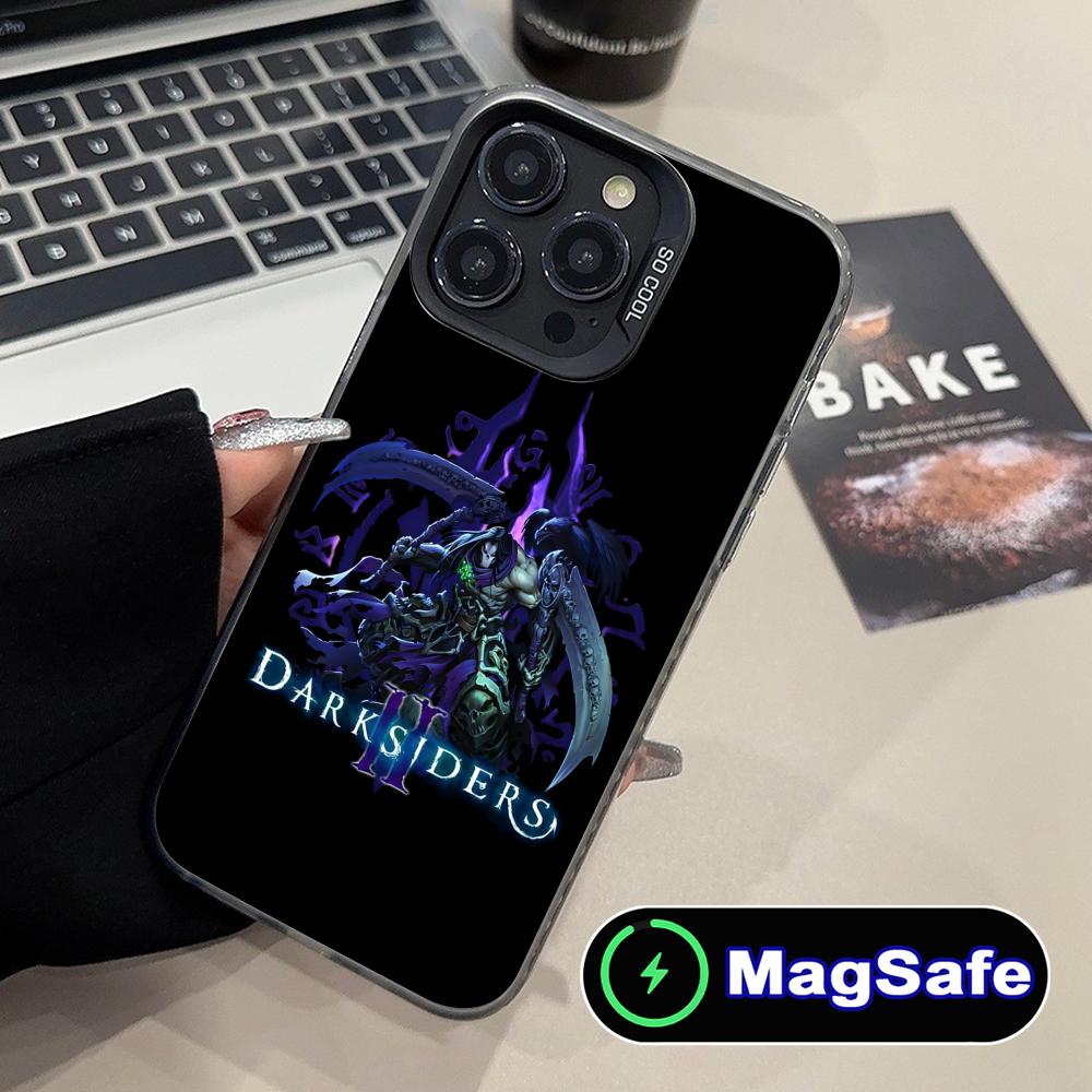 Game Darksiders Mobile Phone Case for iPhone 17 16 15 14 13 12 11 Air Pro Max Plus MagSafe Translucent Colorful Cover Cover