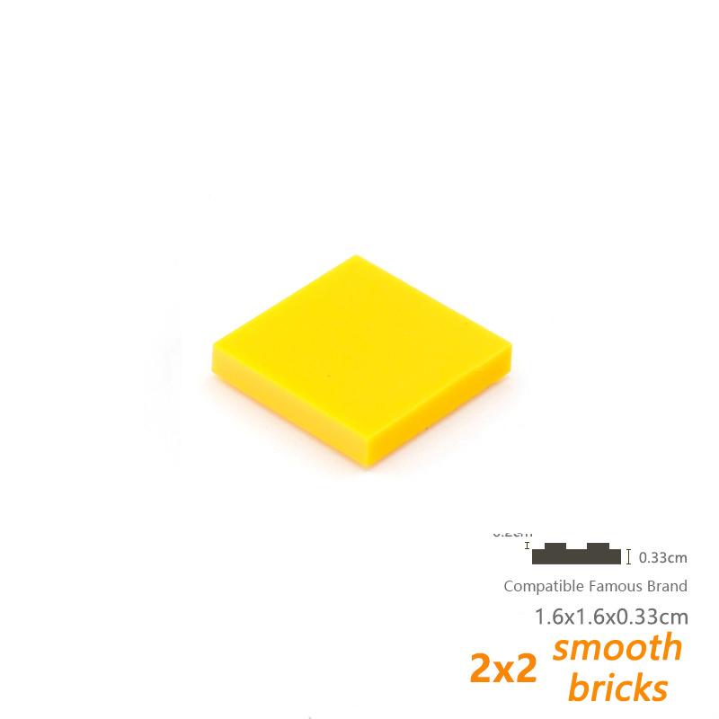 1000 шт. Конструктор Фигурка Кирпичики Керамическая Плитка 2x2 Образовательный Творческий Размер Совместимый с 3068 Игрушки для Детей