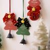 Christmas Tree Ornament Hanging Decorations With Card Bell Holiday Home Car Party Gift