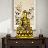 Aris & Juno Brass Guanyin Bodhisattva Feng Shui Statue – Symbol of Compassion, Peace & Wisdom, Figurine for Home Altar, Temple or Meditation Room,