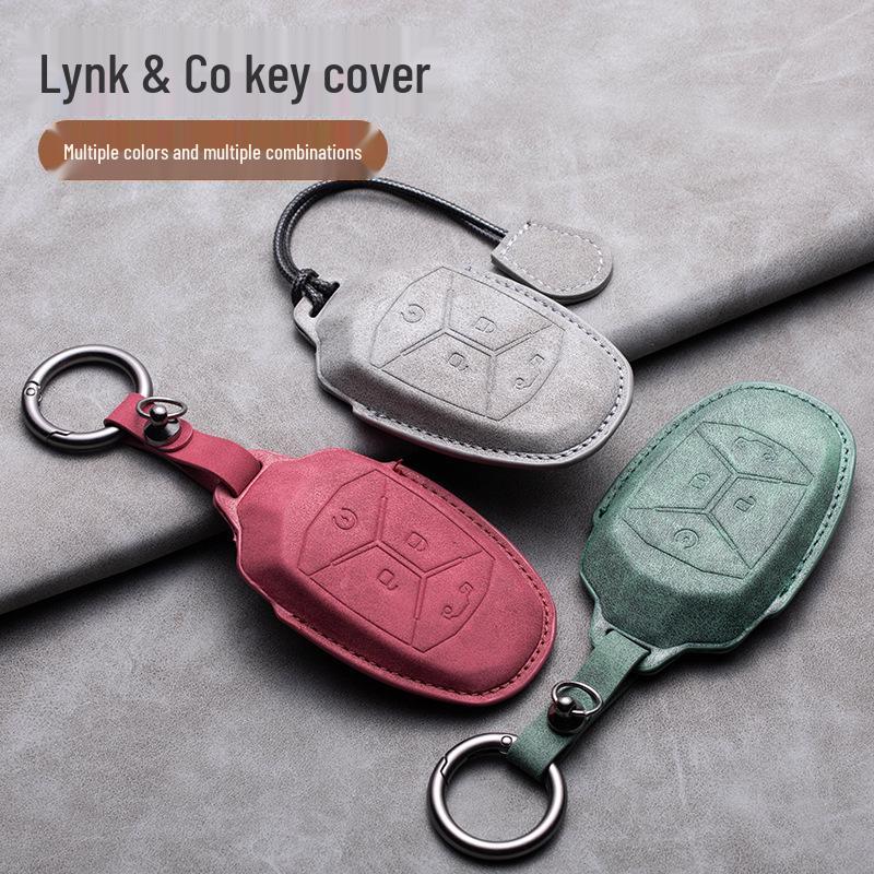 Модифицированный чехол-брелок для ключей Lynk & Co 03 с пряжкой - Металлический корпус-обложка для моделей 01/05
