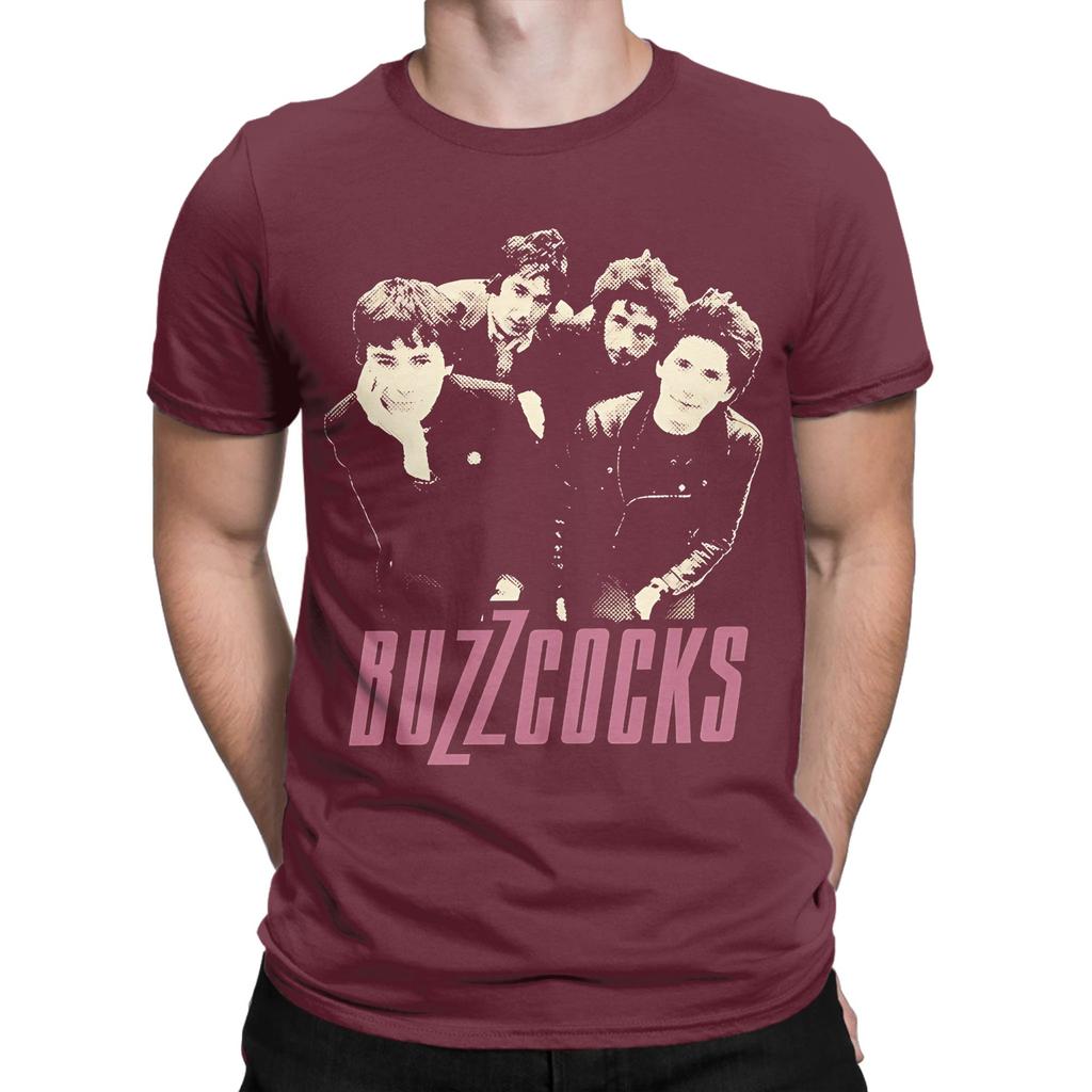 Classic Logo Funny Graphic 100 Cotton Tshirt Buzzcocks Tees Tops For Unisex