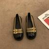 High Quality Mary Jane Shoes Female New Retro British Style Flat Sole Women Shoes Fashion Belt Buckle Casual Shoes Zapatos