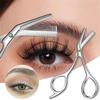 1 шт. Ножницы для стрижки бровей из нержавеющей стали, инструмент для точного ухода для мужчин и женщин, легкий нож, средство для удаления волос, бритвенный инструмент