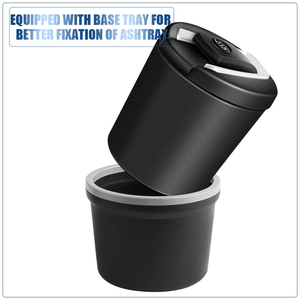 2026 Горячая Наклейка на Автомобиль 1 шт. Автоаксессуары Мусорная Монетница Стаканчик Бездымная Прочная Пепельница Для KIA Rio Ceed Sportage Cerato So