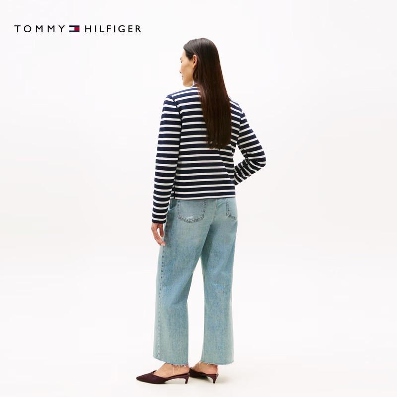Tommy Hilfiger Женский двусторонний вязаный кардиган с круглым вырезом