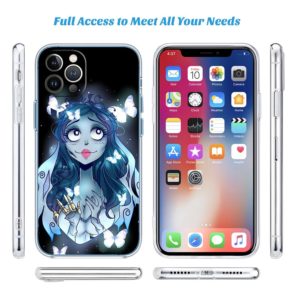 BF21 C-Corpses Cartoon B-Brides Phone Case for Motorola Moto G7 G8 G9 G84 G85 G73 G24 G15 Z2 Play Power Plus