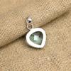 Heart Shape Aqua Apatite Gemstone Handmade 925 Solid Sterling Silver Jewelry Pendant For Wedding Gift