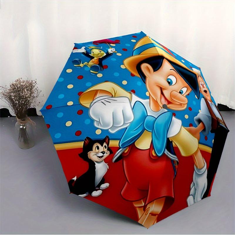 1pc Pinocchio Automatic Umbrella 8-Bone Design Compact Gear for Outdoor Travel,Perfect Gift for Friends' Birthdays yy250813044