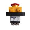 Waterproof 7 Pin Push Button Switches 400V 10A Electromagnetic Power Switches for Industrial & Marine Applications