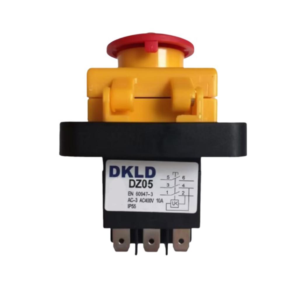 Waterproof 7 Pin Push Button Switches 400V 10A Electromagnetic Power Switches for Industrial & Marine Applications