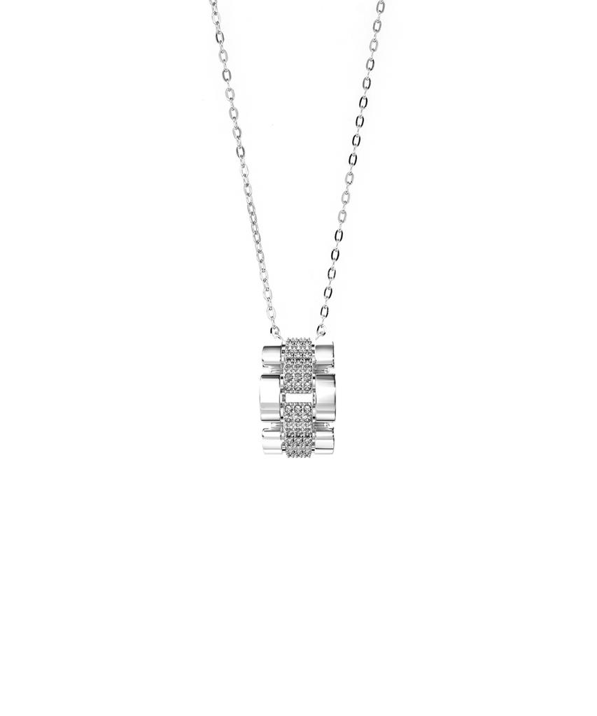 Iceball Ice Triple Link Necklace (Wg)