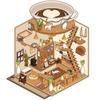 3D стерео-пейзаж Миниатюрный мир Наклейки - Для DIY журнала и коллажа на телефон Материал ПЭТ