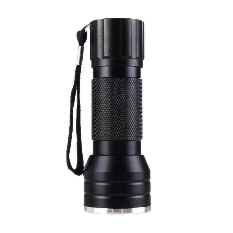 21-LED UV Purple Light Flashlight Multifunctional UV395 Counterfeit Detector
