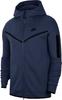 Jacket Tech Fleece Windrunner Full Zip Hoodie (CU4489) Midnight Navy/black