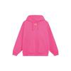 Li-Ning China  Series Solid Color Hooded Pullover With Drawstring Long Sleeve Sweatshirt Unisex Tops Vivid-Pink AWDT239-2