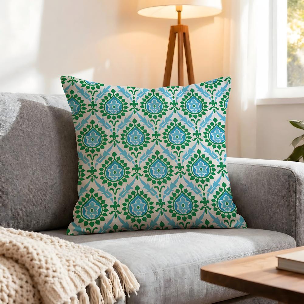 Pattern Scroll Pattern Cushion Cover 1Pcs Decorative Covers Soft Cushion Case For Sofa Couch Decor 40X40 45X45 Pillowcases