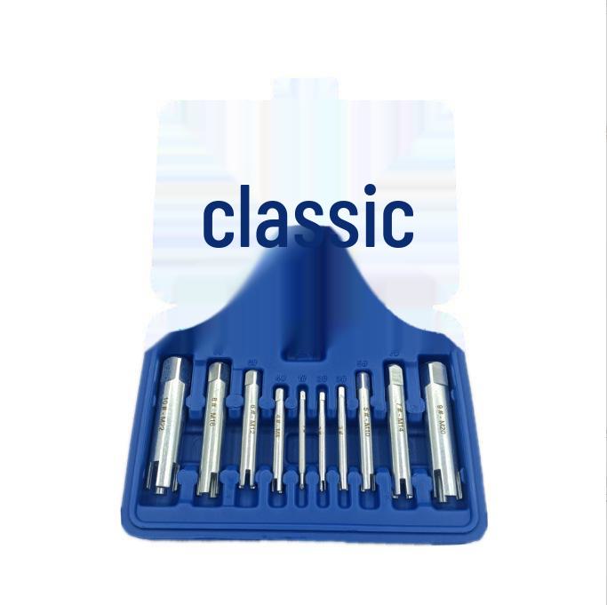 Набор из 14 экстракторов гаек и винтов для поврежденных и некомплектных крепежей