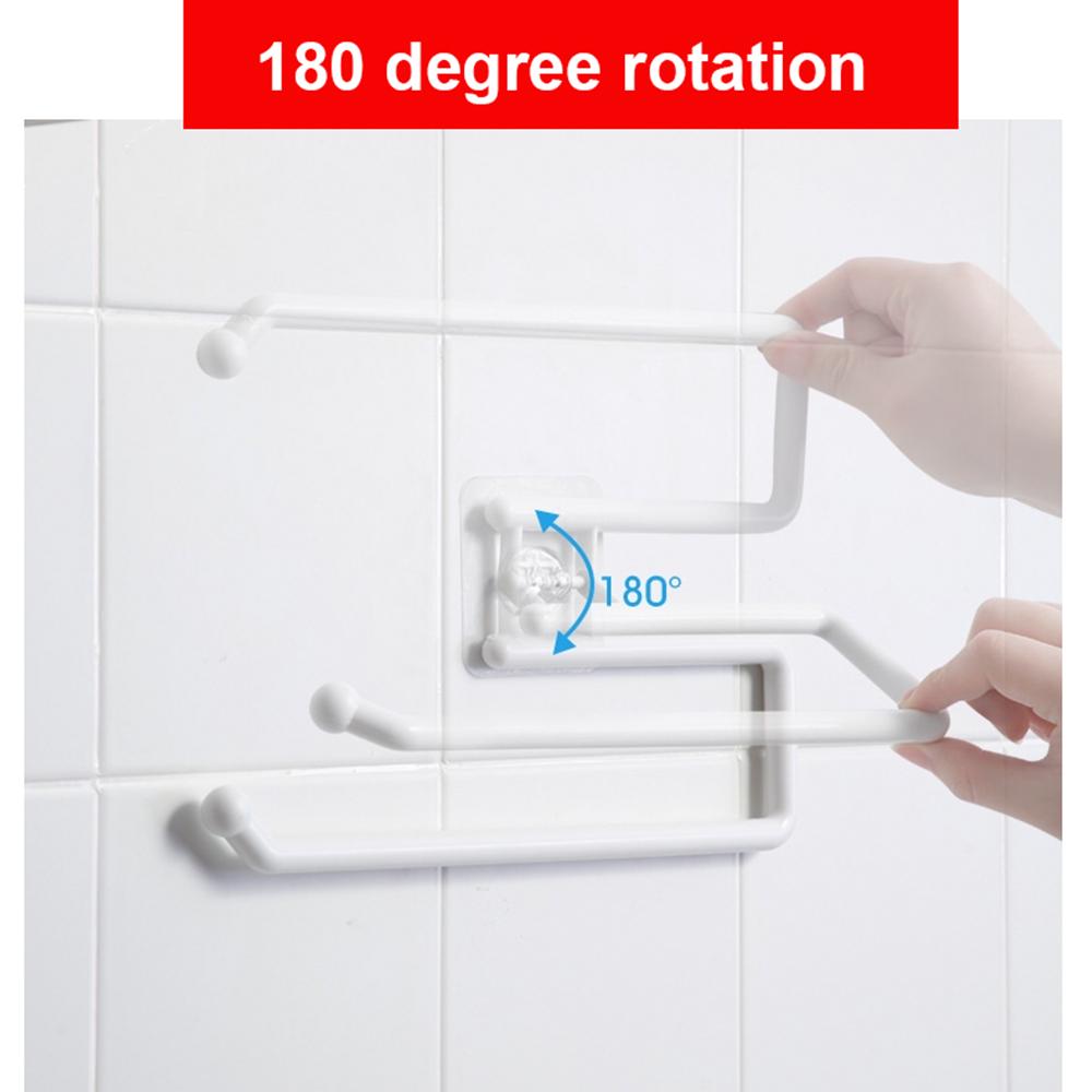 1 шт., кухонная вешалка для полотенец из АБС-пластика, барный шкаф, клейкая пленка, тряпка, подвесной держатель, органайзер для ванной, полка, держатель для рулона туалетной бумаги
