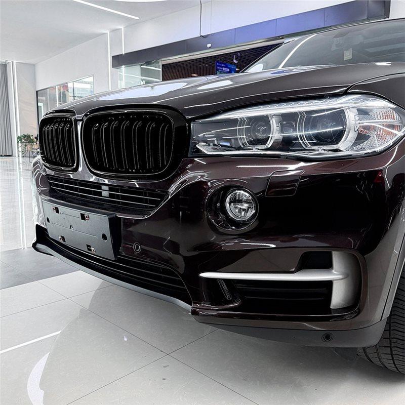 A14U-Front Hood Grille Double Line Air Intake Kidney Grills For BMW X5 F15 X6 F16 2014-2018 Car