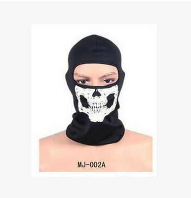 Тактическая балаклава Call of Duty Skull Face - Ветрозащитная и теплая маска для велоспорта, 43 г.