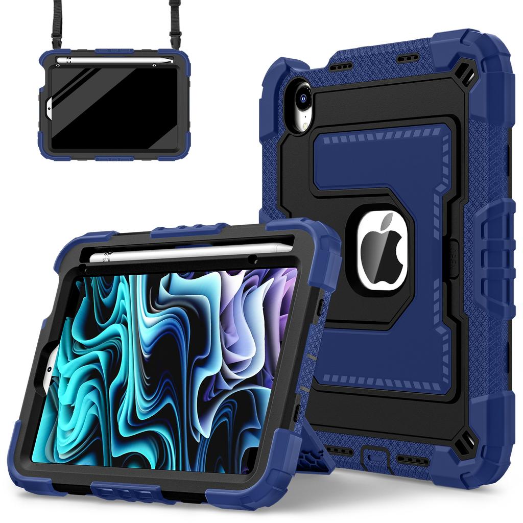 Tablet Protective Case C5 Models Are Suitable for iPad Mini6 ()/Mini7 ()/With Pen Slot Bracket 10 Colors Available