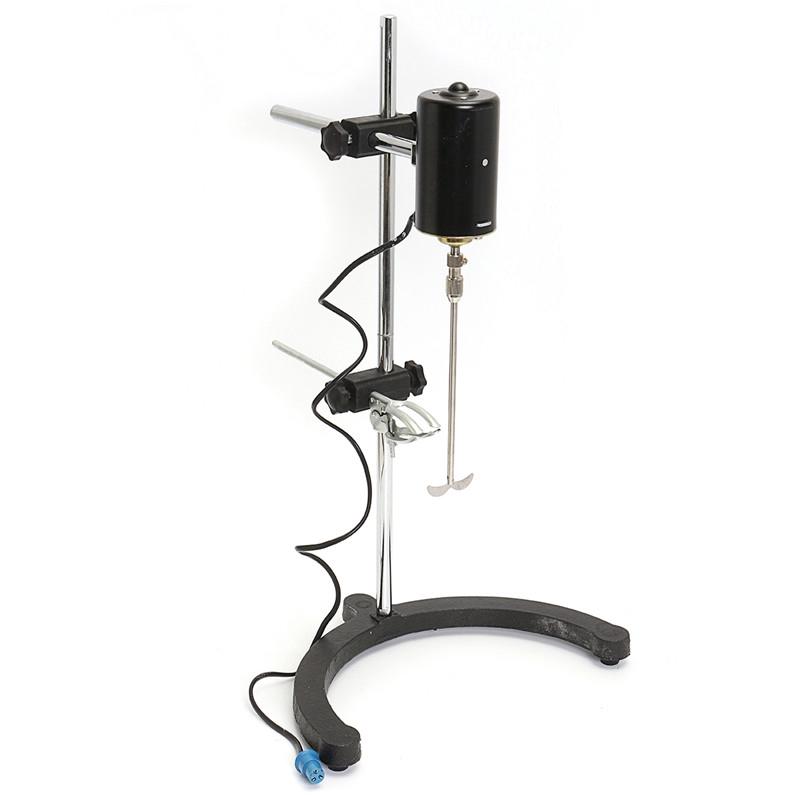 100W 3000rpm Dual Control Mixer Electric Lab Mixer Overhead Stirrer Adjustable Churn Stir Machine Blenders Laboratory Stirrer