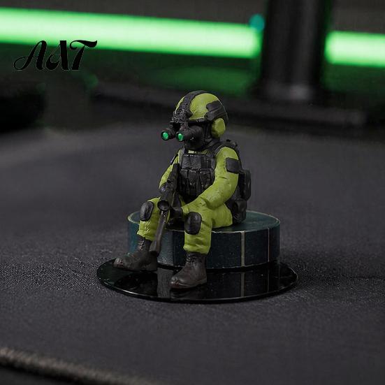 Военный Солдат Фигурка 3D Печатная Настольная Фигурка, Модель, Миниатюрная Фигурка Бойца Украшение для Дома Офиса Автомобиля И Коллекционирования Любителями Боевая
