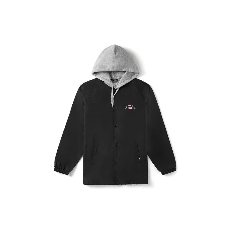 Vans Повседневная куртка с капюшоном Женская верхняя одежда Черный VN0A4BR8BLK