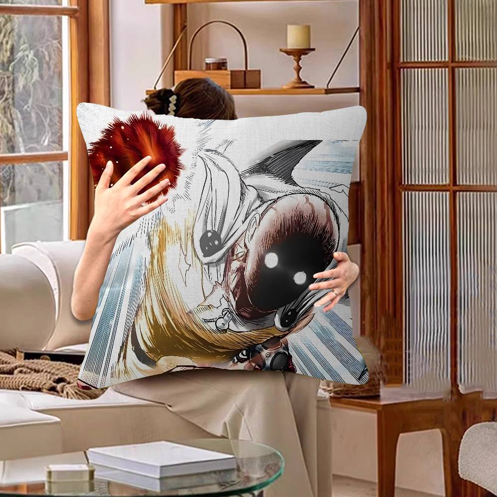1 шт. Забавная аниме-подушка O-One P-Punch Man с кленовым дизайном, чехол для подушки, декор «Счастливая осенняя пора», праздничный декор, чехол для подушки