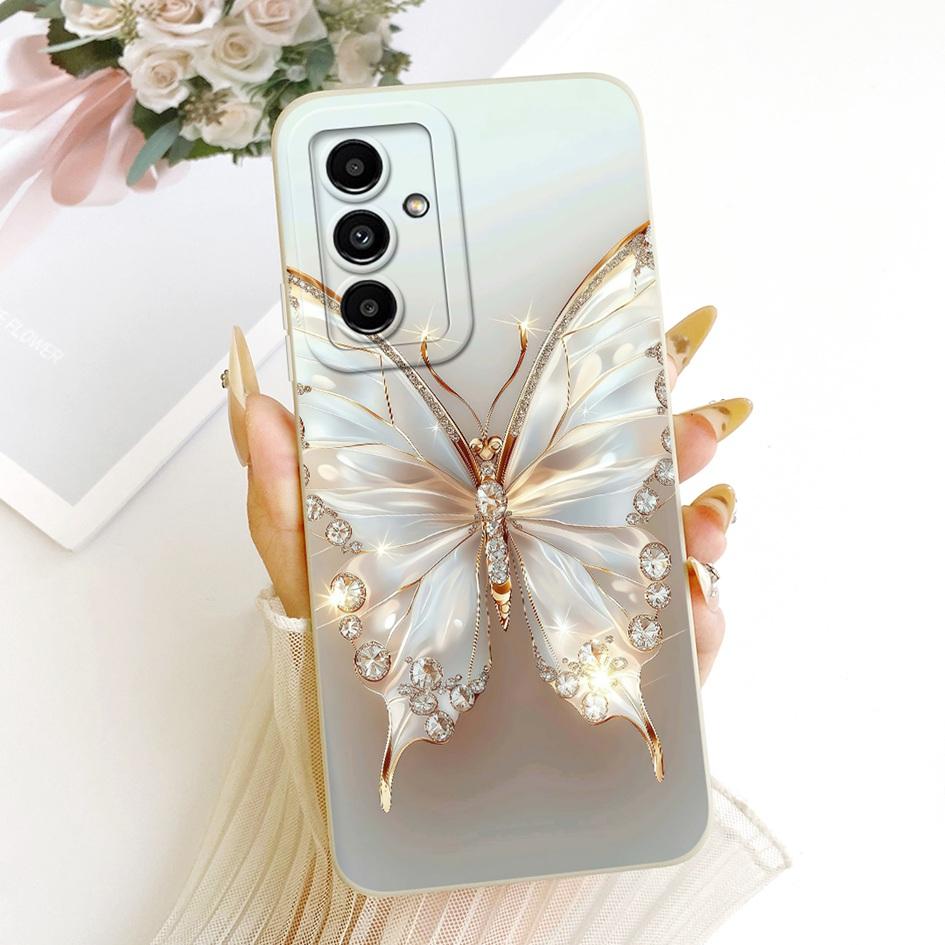 Чехол для Samsung Galaxy F13 Cover SM-E135F с милым мультяшным котом и кроликом, мягкий силиконовый чехол для телефона Samsung F14 F15 Galaxy F14.