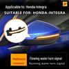 Civic INTEGRA Rearview Mirror Sequential Turn Signal & Blue Daytime Running Light Modification