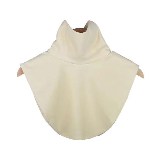 Yousheng Женский Поддельный Воротник Эластичный Однотонный Высокий Воротник Осень Зима Универсальный Повседневный Стиль Нижний Поддельный Воротник