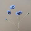 Искусственные цветы Длинный стебель Искусственный мак Шелковые цветы Новоселье Сад Дом Стол Свадьба Сделай сам Свадебная вечеринка Букет Украшение