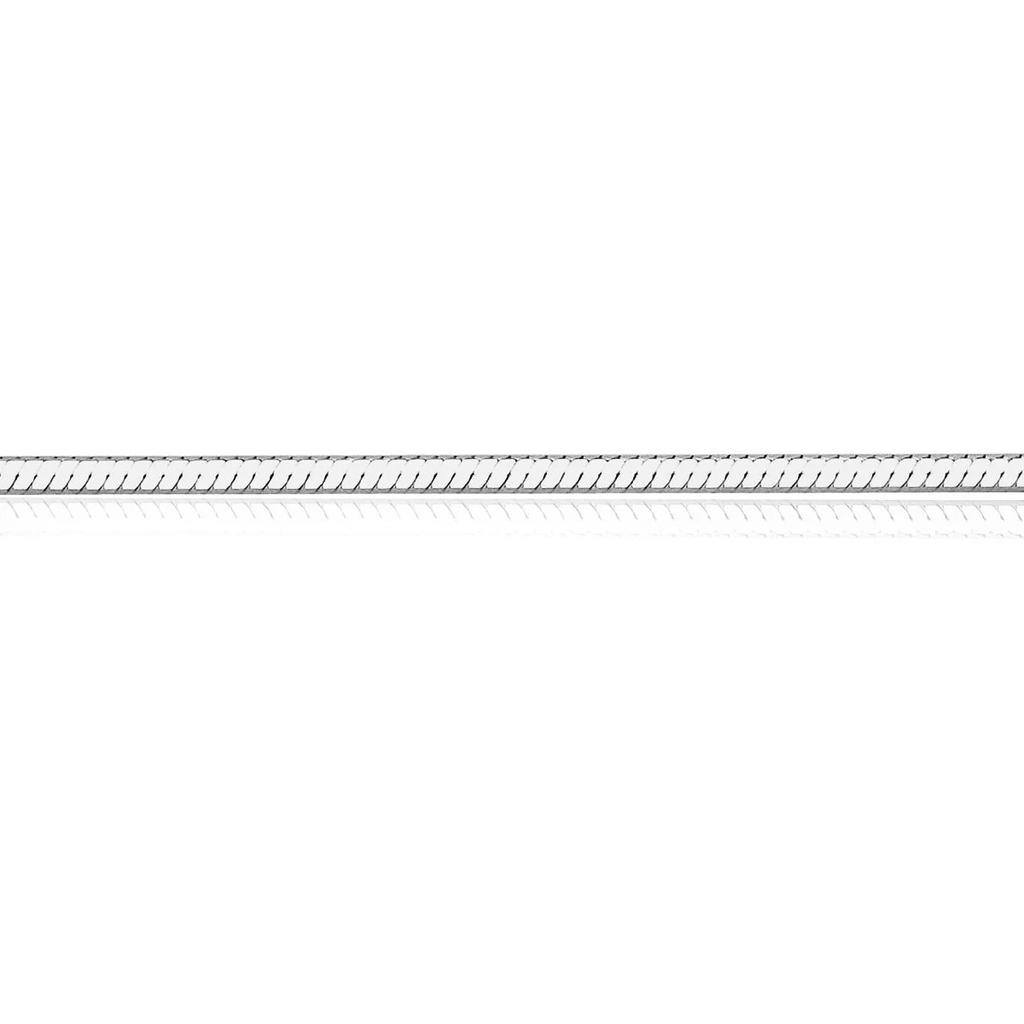 Silver Snake Chain Diamond-Plated Silver 925 | 50cm