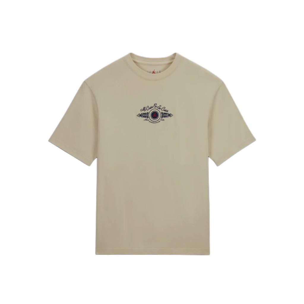 Air Jordan x SoleFly Mi Casa Es Su Casa T-Shirt Fossil Men Tops Tan Beige FQ3802-203