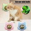 Catnip Ball Edible Catnip Ball Toy Safe Healthy Kitten Chew Teeth Cleaning
