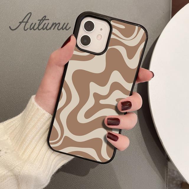 Чехол для телефона Liquid Swirl, абстрактный нейтральный сине-серый цвет для iPhone 11 12 13 14 Pro Max mini XR XS SE 2020 6S 7 8 Plus Galaxy S21 S22